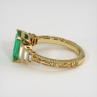 1.73 Ct. Emerald Ring, 18K Yellow Gold 4