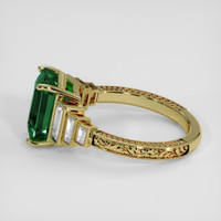 3.59 Ct. Emerald Ring, 18K Yellow Gold 4