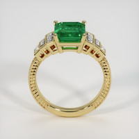2.34 Ct. Emerald Ring, 18K Yellow Gold 3