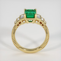 1.74 Ct. Emerald Ring, 18K Yellow Gold 3