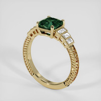 1.62 Ct. Bi Color Sapphire Ring, 18K Yellow Gold 2