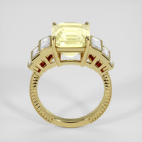 7.72 Ct. Yellow Sapphire Ring, 18K Yellow Gold 3