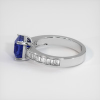 3.22 Ct. Blue Sapphire Ring, Platinum 950 4