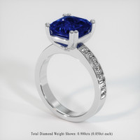 4.50 Ct. Sapphire Ring, Platinum 950 2