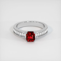 1.65 Ct. Ruby Ring, Platinum 950 1