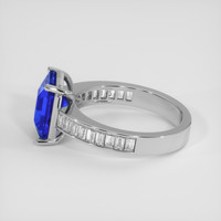5.06 Ct. Blue Sapphire Ring, 14K White Gold 4