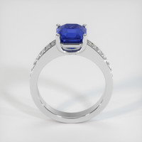 3.22 Ct. Sapphire Ring, 14K White Gold 3