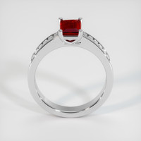 1.04 Ct. Ruby Ring, 14K White Gold 3