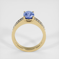 2.25 Ct. Blue Sapphire Ring, 14K Yellow Gold 3
