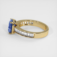 2.25 Ct. Blue Sapphire Ring, 14K Yellow Gold 4