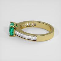 1.06 Ct. Emerald Ring, 18K Yellow Gold 4