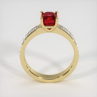 1.65 Ct. Ruby Ring, 18K Yellow Gold 3