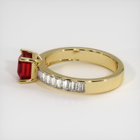 1.65 Ct. Ruby Ring, 18K Yellow Gold 4