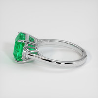 3.71 Ct. Emerald Ring, Platinum 950 4