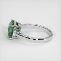 4.07 Ct. Sapphire Ring, 14K White Gold 4