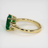 2.85 Ct. Emerald Ring, 18K Yellow Gold 4