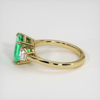 2.89 Ct. Emerald Ring, 18K Yellow Gold 4