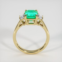 1.74 Ct. Emerald Ring, 18K Yellow Gold 3