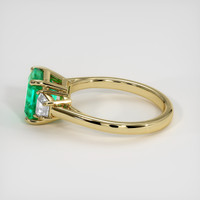 1.74 Ct. Emerald Ring, 18K Yellow Gold 4