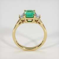 1.30 Ct. Emerald Ring, 18K Yellow Gold 3