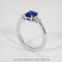 1.02 Ct. Sapphire Ring, Platinum 950 2