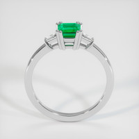 0.94 Ct. Emerald Ring, Platinum 950 3