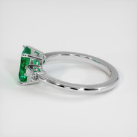 1.51 Ct. Emerald Ring, Platinum 950 4