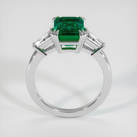 3.17 Ct. Emerald Ring, Platinum 950 3