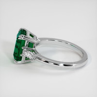 3.17 Ct. Emerald Ring, Platinum 950 4