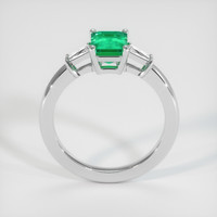 1.00 Ct. Emerald Ring, Platinum 950 3