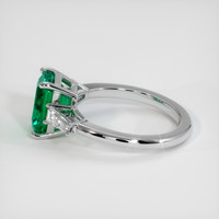 2.49 Ct. Emerald Ring, Platinum 950 4
