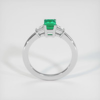 0.81 Ct. Emerald Ring, Platinum 950 3