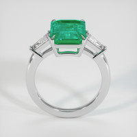 4.21 Ct. Emerald Ring, Platinum 950 3