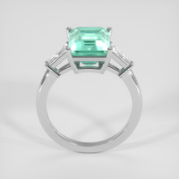 3.42 Ct. Emerald Ring, Platinum 950 3