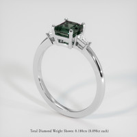1.41 Ct. Gemstone Ring, Platinum 950 2