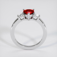 0.81 Ct. Ruby Ring, Platinum 950 3