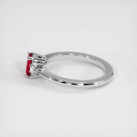 0.48 Ct. Ruby Ring, Platinum 950 4