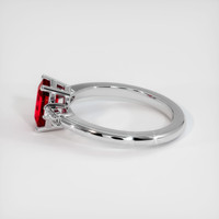 1.46 Ct. Ruby Ring, Platinum 950 4