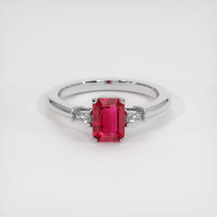 1.32 Ct. Ruby Ring, Platinum 950 1