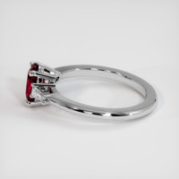 1.04 Ct. Ruby Ring, Platinum 950 4