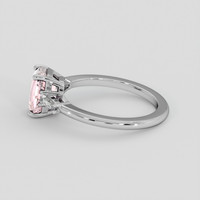 2.15 Ct. Pink Sapphire Ring, Platinum 950 4