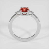 1.16 Ct. Padparadscha Sapphire Ring, Platinum 950 3