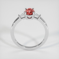 1.04 Ct. Padparadscha Sapphire Ring, Platinum 950 3