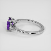 2.04 Ct. Purple Sapphire Ring, Platinum 950 4