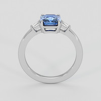 1.80 Ct. Blue Sapphire Ring, Platinum 950 3