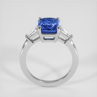 3.11 Ct. Blue Sapphire Ring, Platinum 950 3