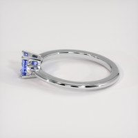 1.01 Ct. Violet Sapphire Ring, Platinum 950 4