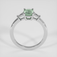 1.12 Ct. Green Sapphire Ring, Platinum 950 3