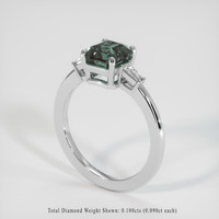 1.78 Ct. Sapphire Ring, Platinum 950 2
