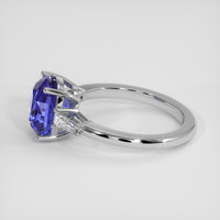 4.66 Ct. Violet Sapphire Ring, Platinum 950 4